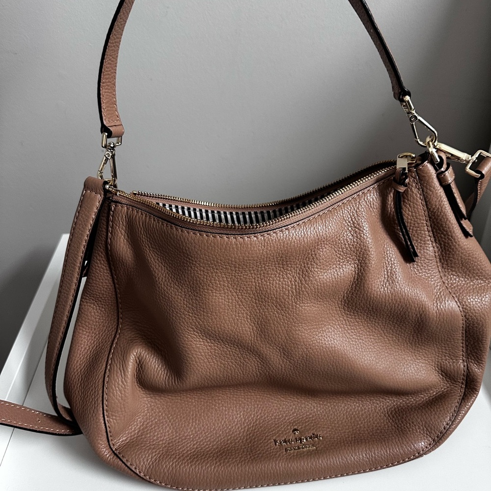 Kate Spade Brown Leather Shoulder Bag
